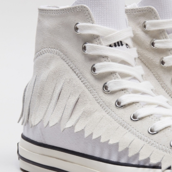 Fringe High Vulcanized Sneakers by Palm Angels deadstock Size10m - Picture 6 of 6